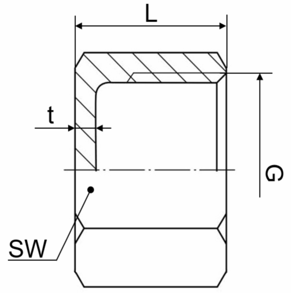 6-kt. Kappe ISO4144 – Bild 2